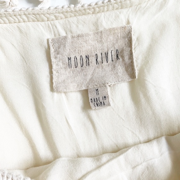 Moon River Tassel Trim Midi Dress size Med - Picture 7 of 13